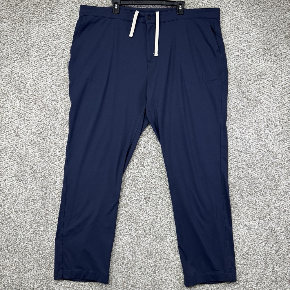 Dunning Everbest Golf Pants Men's Size XXL Navy Blue Lightweight Jogger Pockets